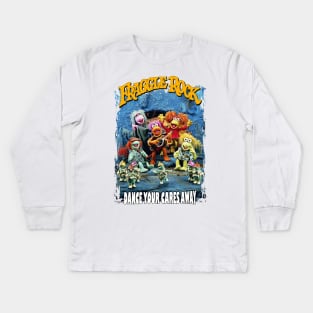 Rock fraggle Kids Long Sleeve T-Shirt